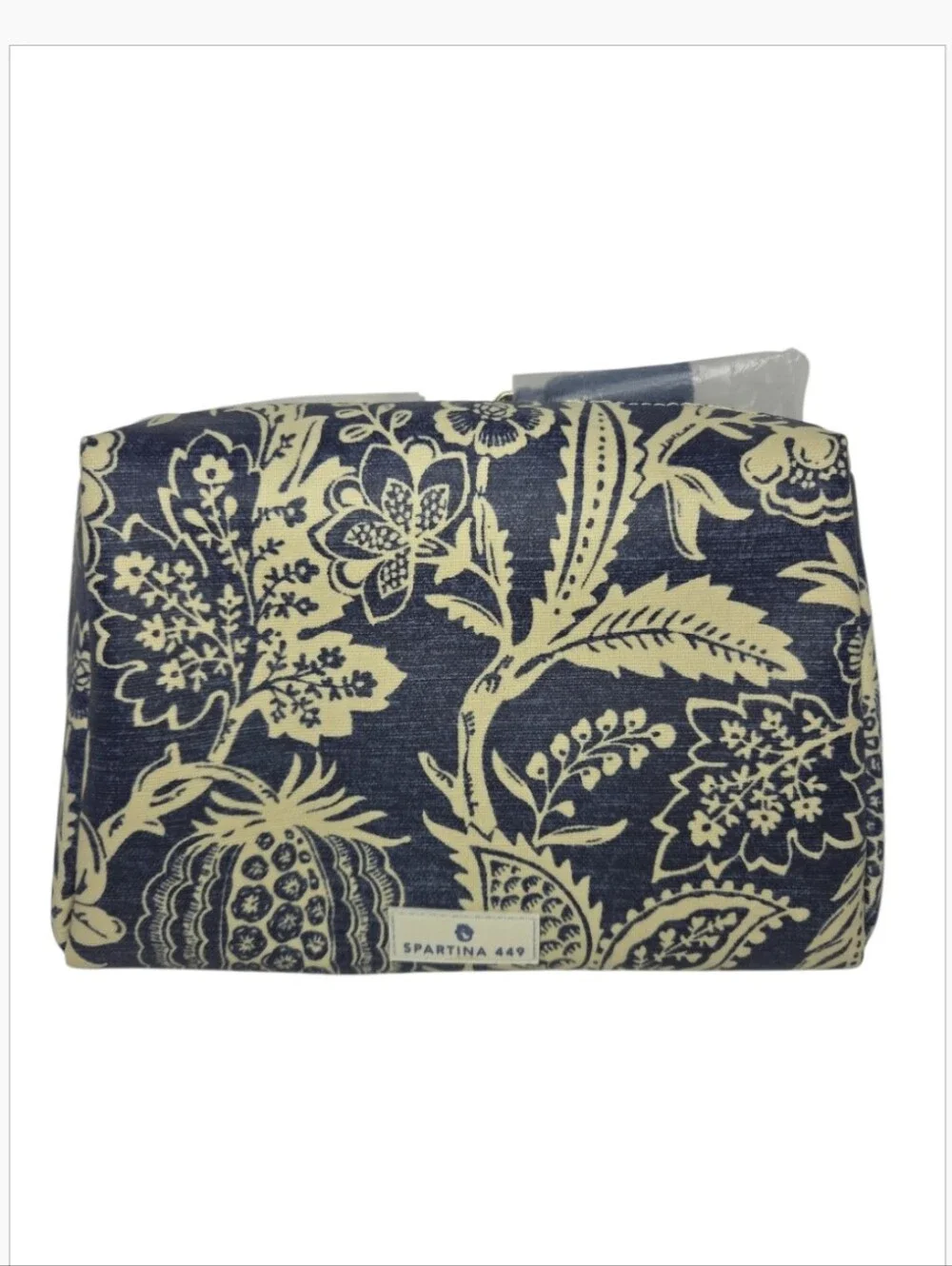 Spartina 449 Large Cosmetic Pouch Flagler Blue NWT